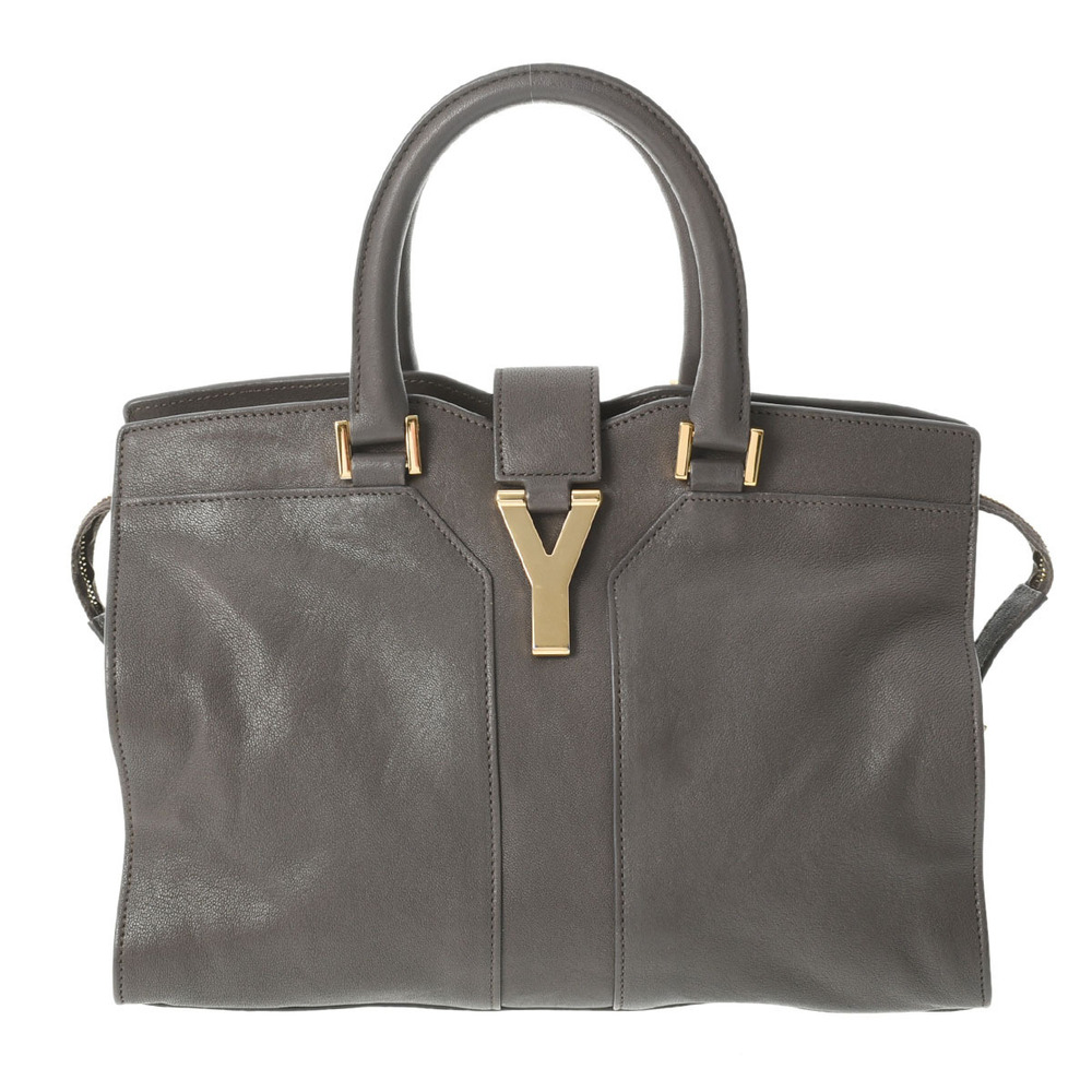 SAINT LAURENT Cabas Y Line Calfskin Handbag